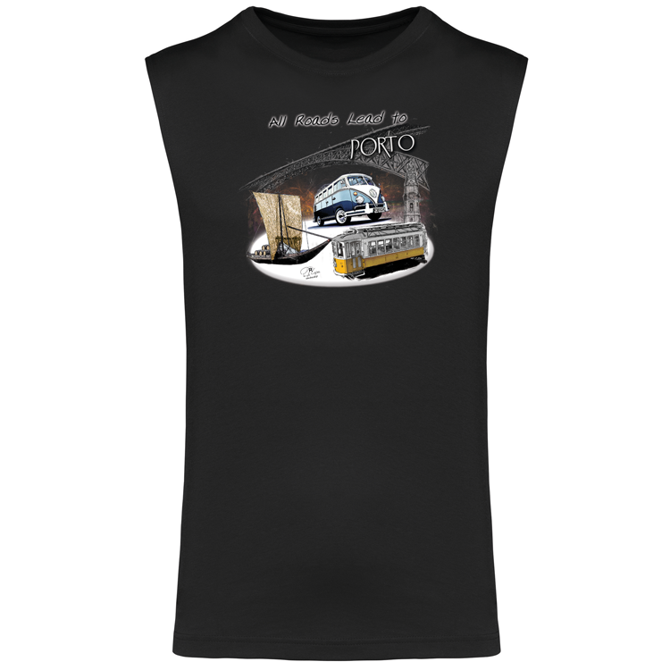 T-shirt Alças All Roads Lead to Porto