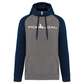 Sweatshirt Bicolor com capuz Vela