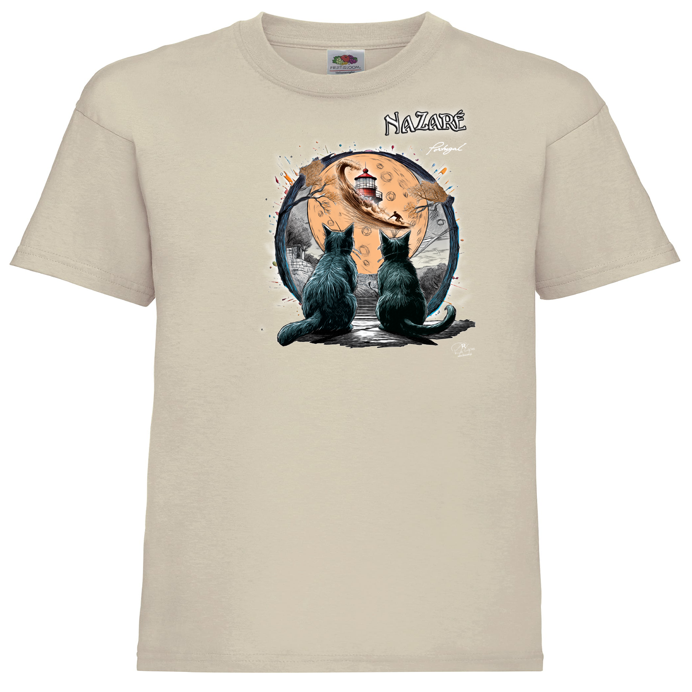 T-shirt Fruit of the Loom Kids Luar Nazaré