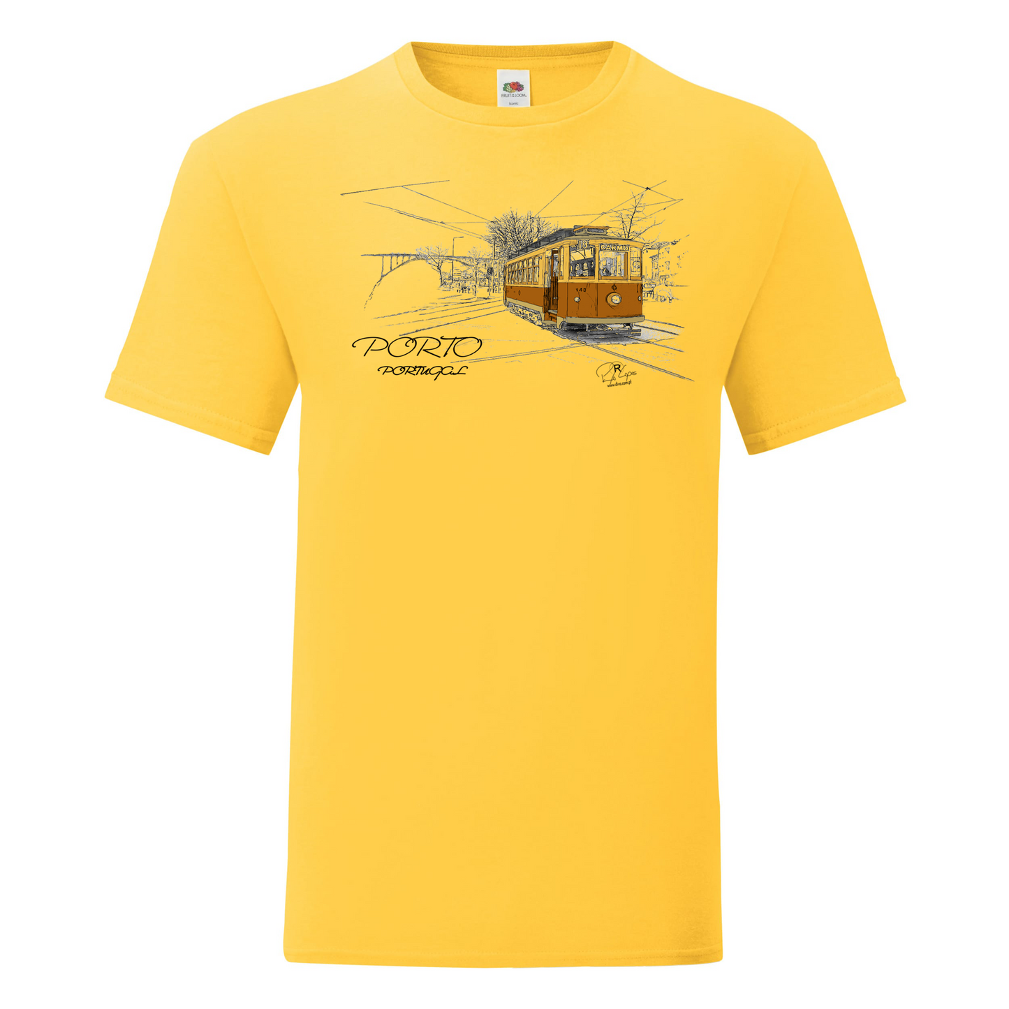 T-shirt Fruit of the Loom, Iconic, 150g, Carmo