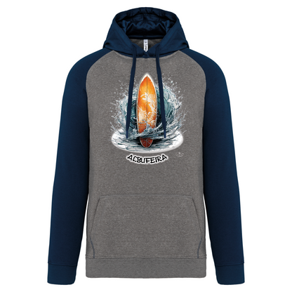 Sweatshirt Bicolor com capuz Prancha Albufeira