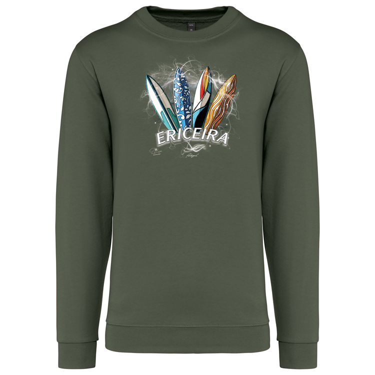 Sweatshirt Kariban sem Capuz Surfboards Ericeira
