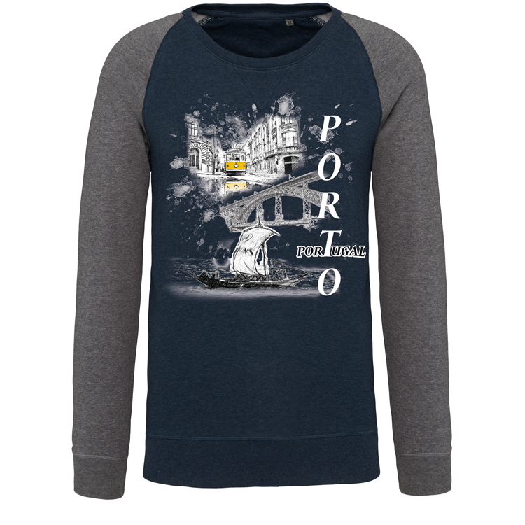 Sweatshirt Bicolor sem capuz Espelho 2