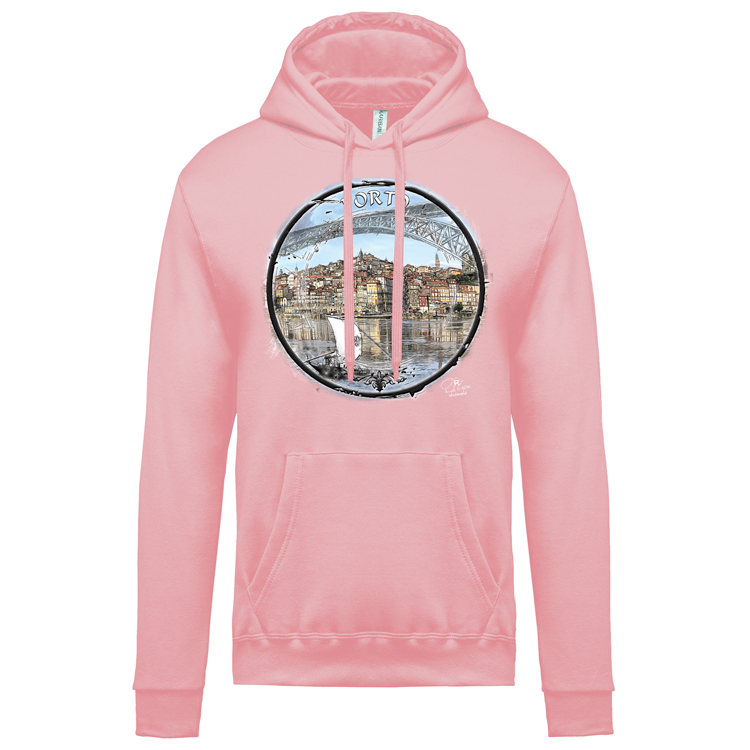 Sweatshirt Kariban com Capuz Selo Porto