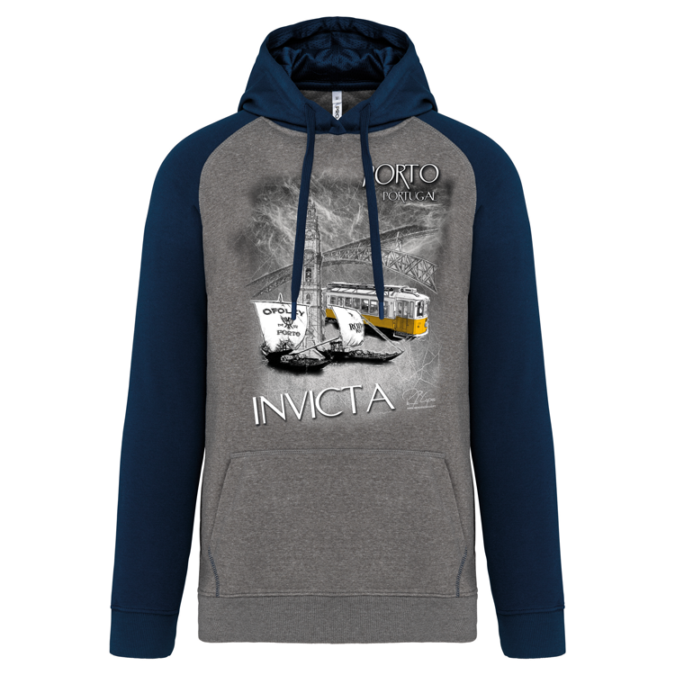 Sweatshirt Bicolor com capuz Invicta