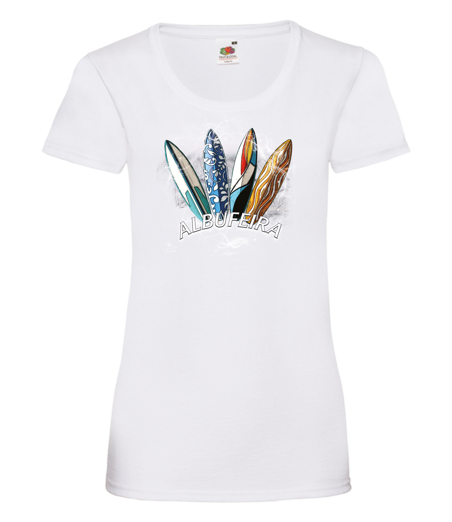 T-shirt Senhora Surfboards Albufeira