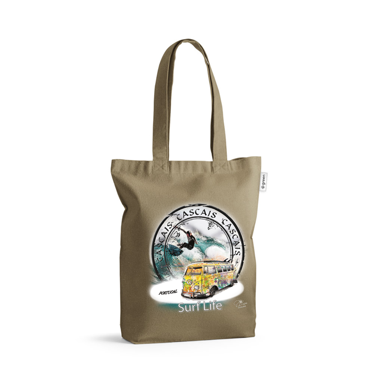 Sacos de Algodão Ecológico 220g Surf Life Cascais