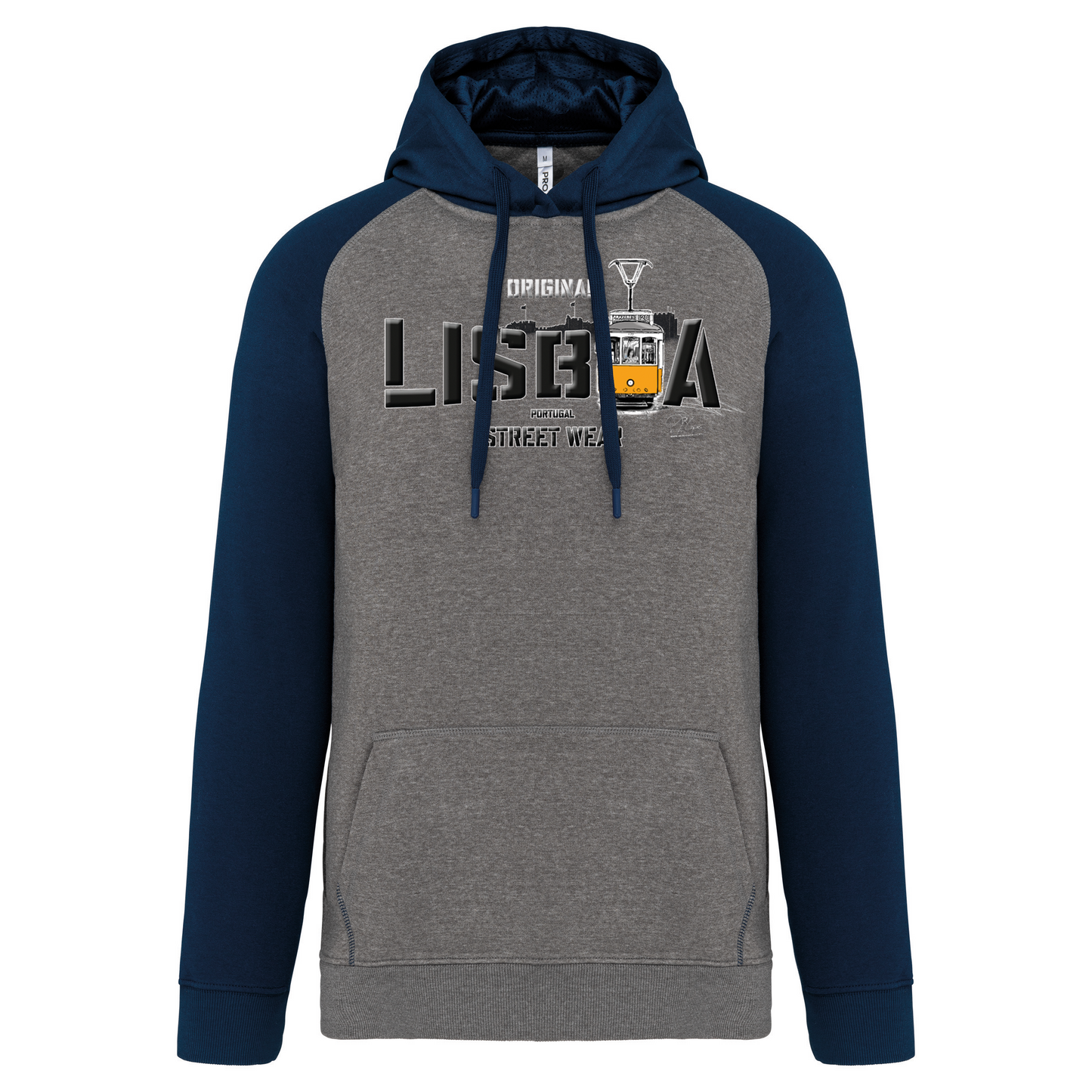 Sweatshirt Bicolor com capuz Original Lisboa