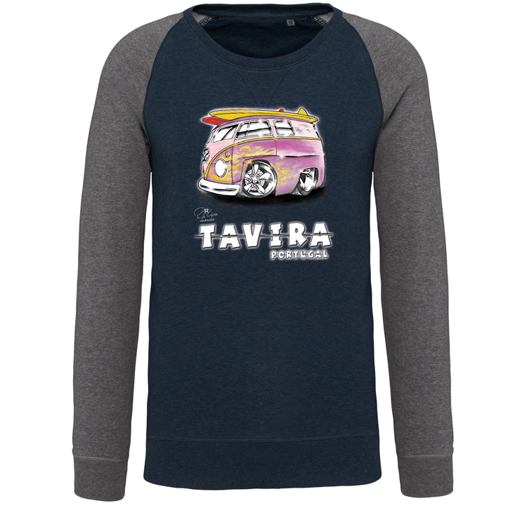 Sweatshirt Bicolor sem capuz Gorduxinha Tavira