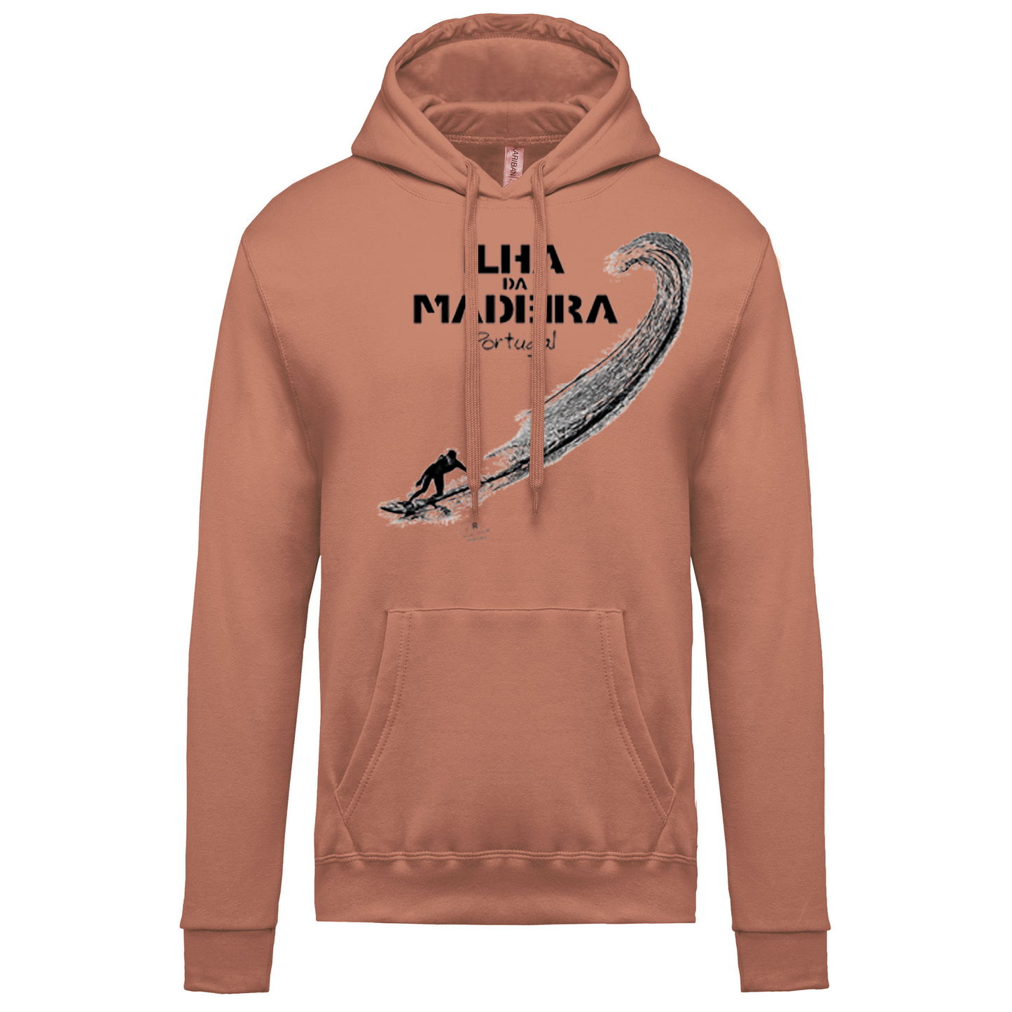 Sweatshirt Kariban com Capuz Surf Ilha da Madeira