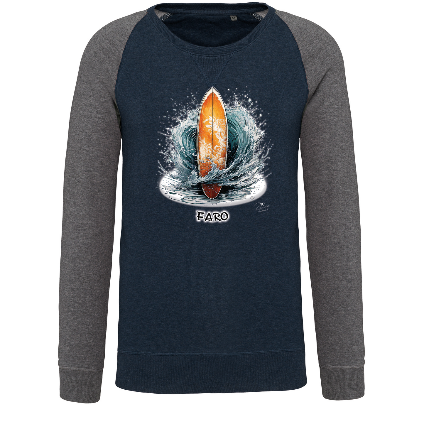 Sweatshirt Bicolor sem capuz Prancha Faro
