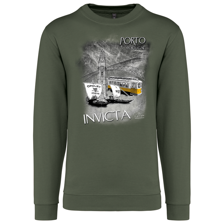 Sweatshirt Kariban sem Capuz Invicta