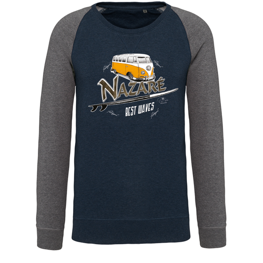 Sweatshirt Bicolor sem capuz Pão de Forma Nazaré