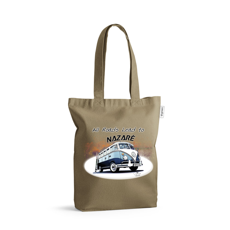 Sacos de Algodão Ecológico 220g All Roads Lead to Nazaré