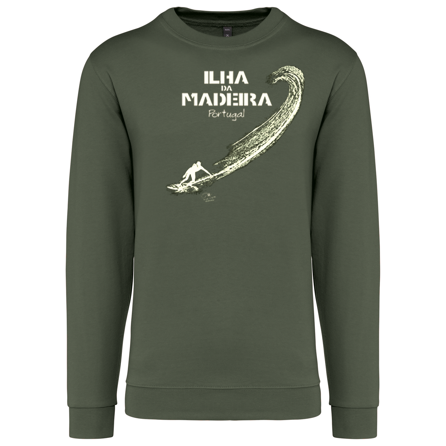 Sweatshirt Kariban sem Capuz Surf Ilha da Madeira