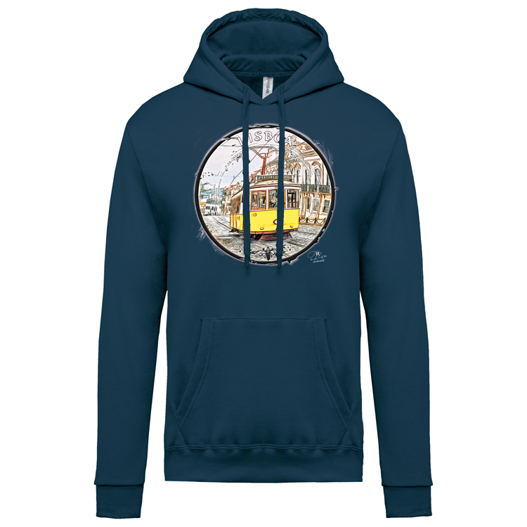 Sweatshirt Kariban com Capuz Calçada do Combro