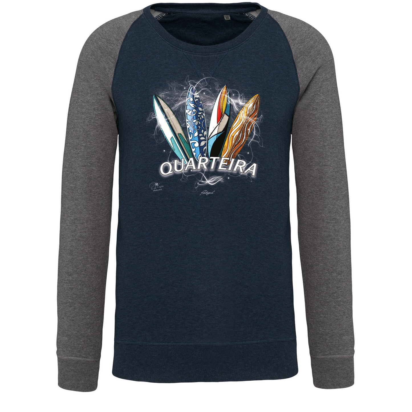Sweatshirt Bicolor sem capuz Surfboards Quarteira