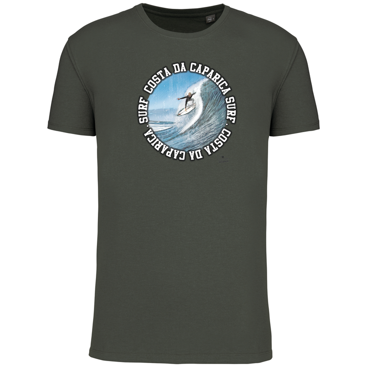 T-Shirt Algodão Biológico Monster Waves 2 Costa da Caparica