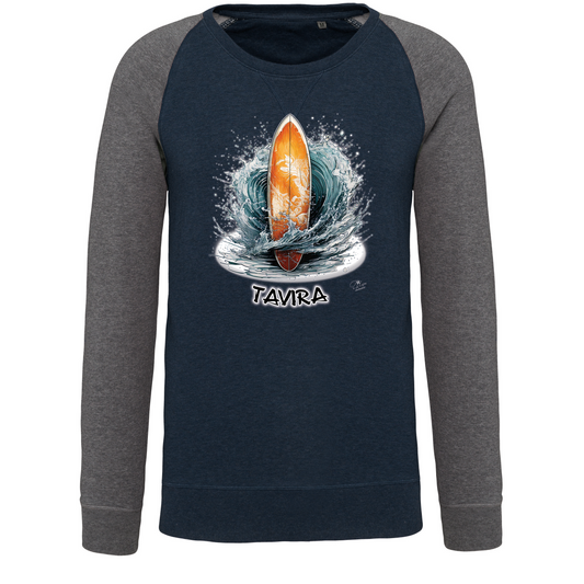 Sweatshirt Bicolor sem capuz Prancha Tavira