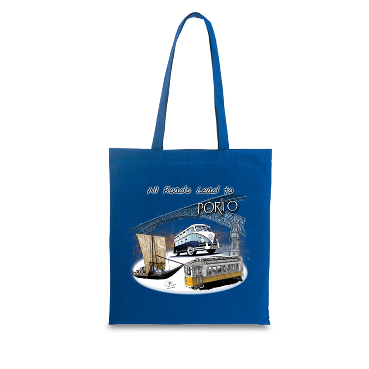 Saco Algodão 140g All Roads Lead to Porto
