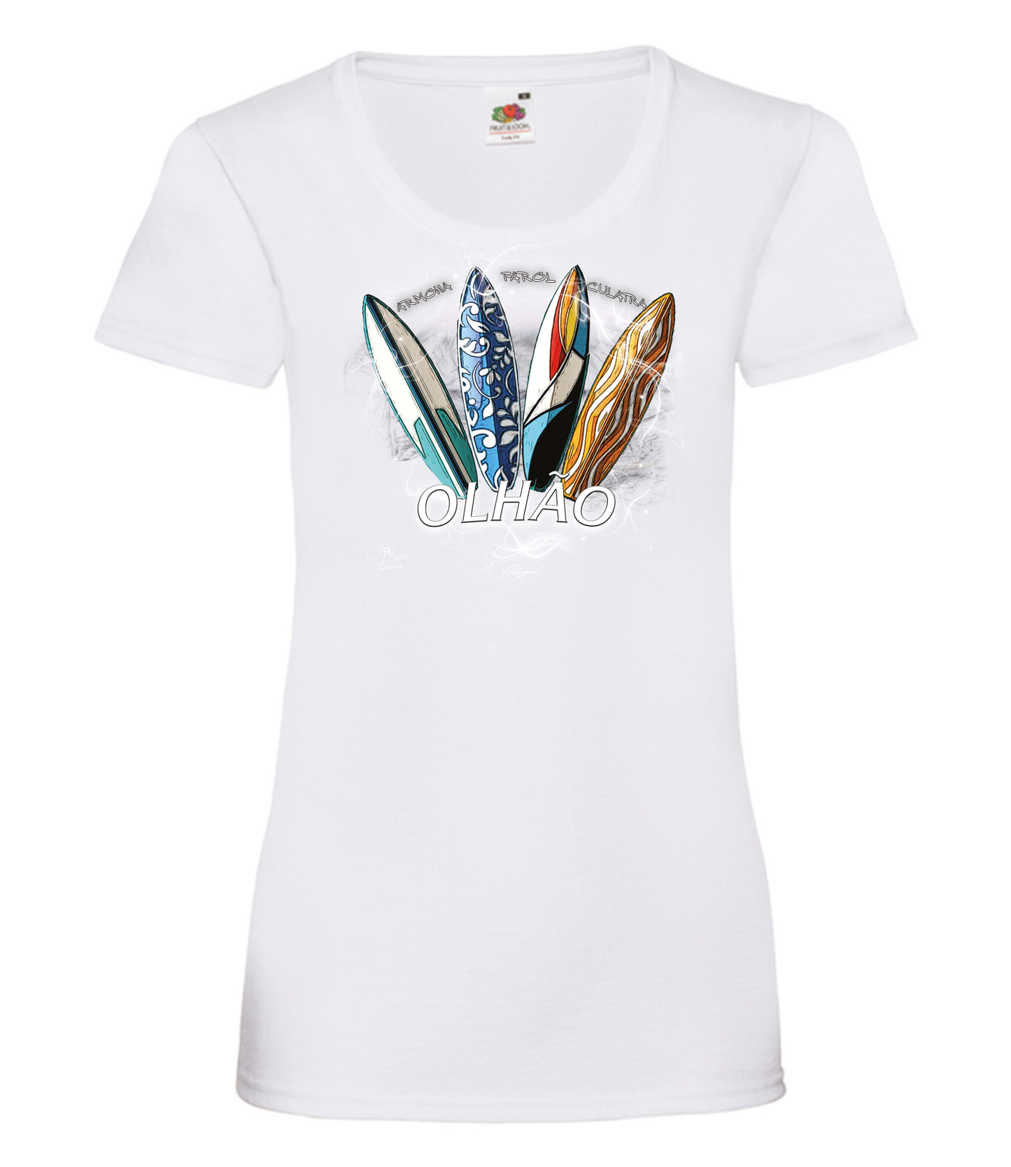 T-shirt Senhora Surfboards Olhão