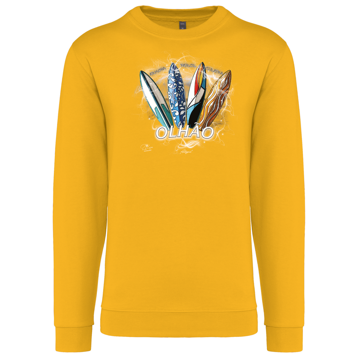Sweatshirt Kariban sem Capuz Surfboards Olhão
