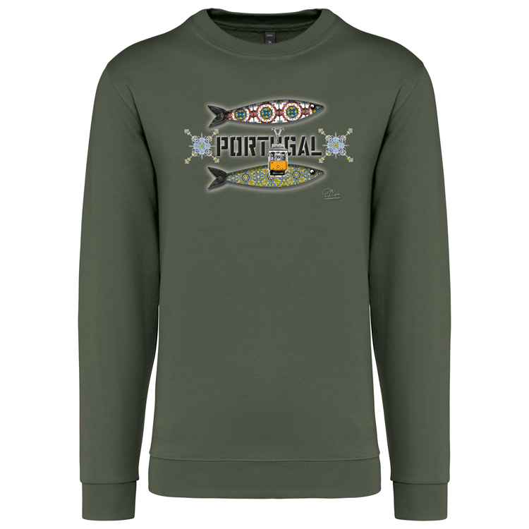 Sweatshirt Kariban sem Capuz Duas Sardinhas Coimbra