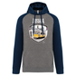 Sweatshirt Bicolor com capuz Lisbon Shield