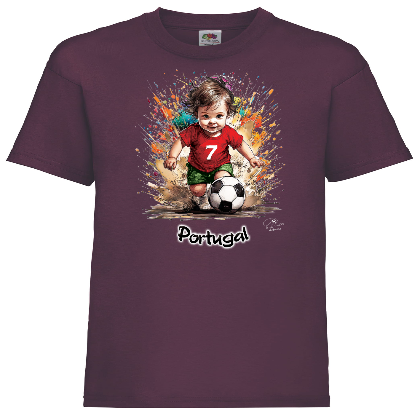 T-shirt Fruit of the Loom Kids 7 Portugal