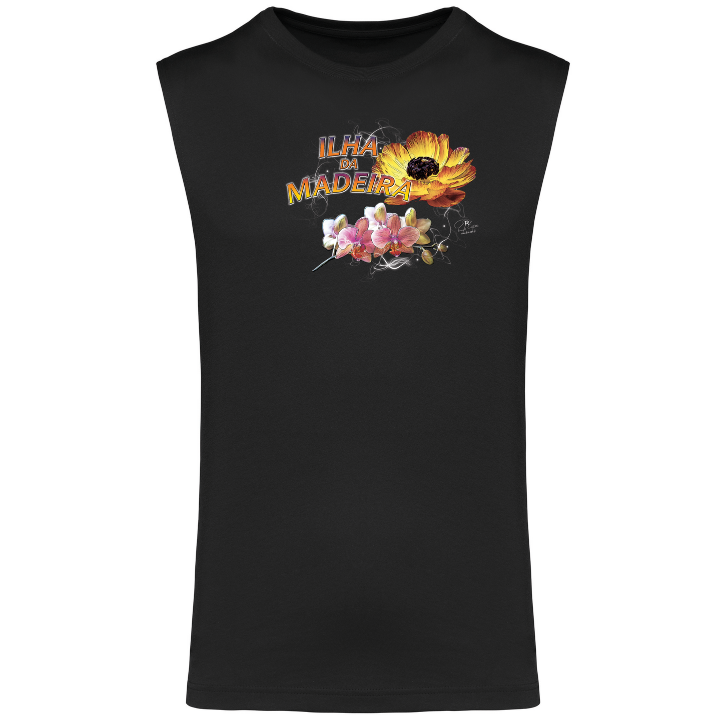 T-shirt Alças Madeira Flowers
