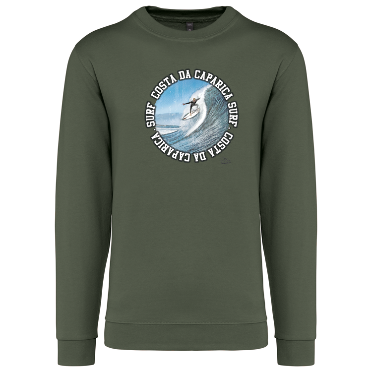 Sweatshirt Kariban sem Capuz Monster Waves 2 Costa da Caparica