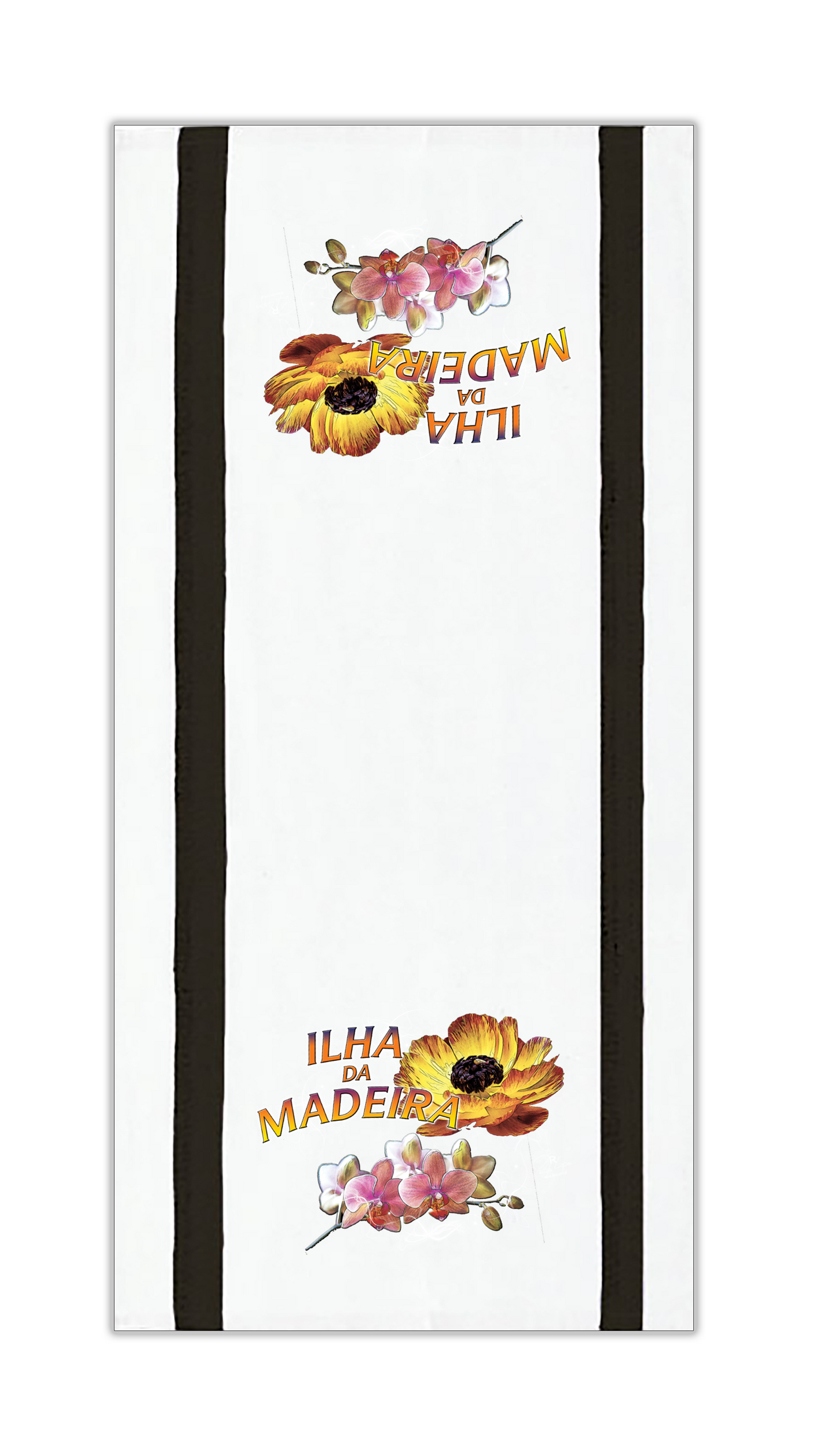 Panos de Cozinha Madeira Flowers