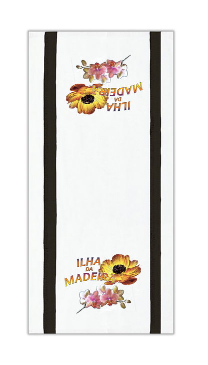 Panos de Cozinha Madeira Flowers