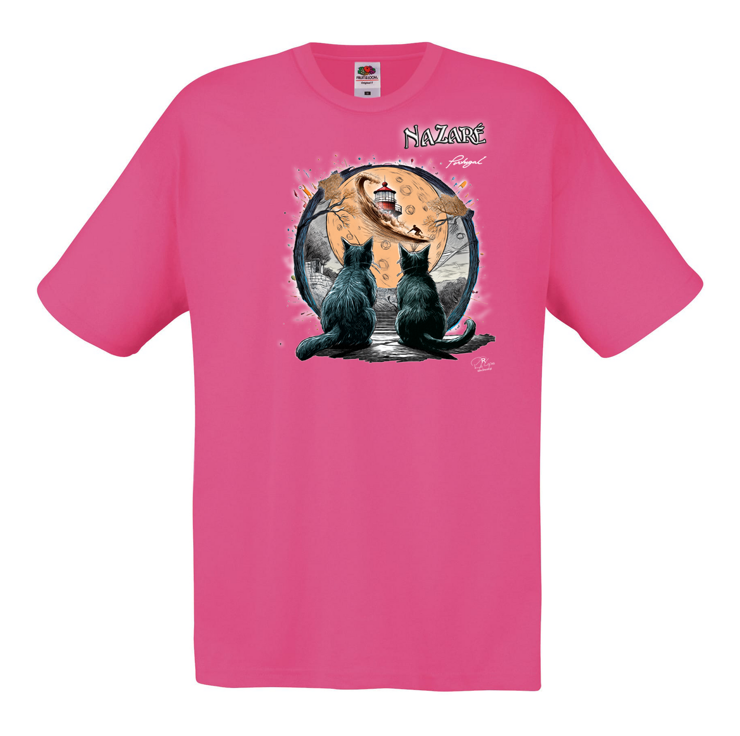 T-shirt Fruit of the Loom, Original 145g, Luar Nazaré