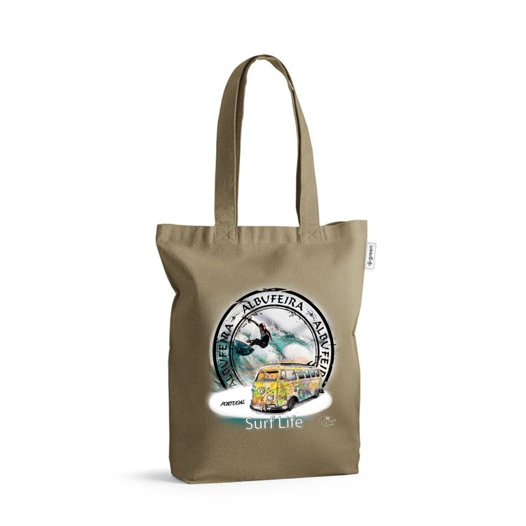 Sacos de Algodão Ecológico 220g Surf Life Albufeira