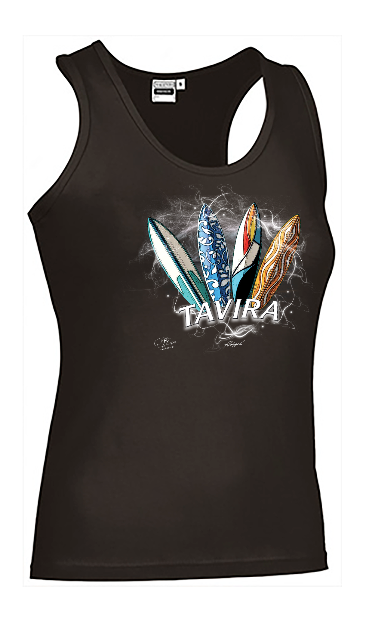 T-shirt Alças Senhora Surfboards Tavira