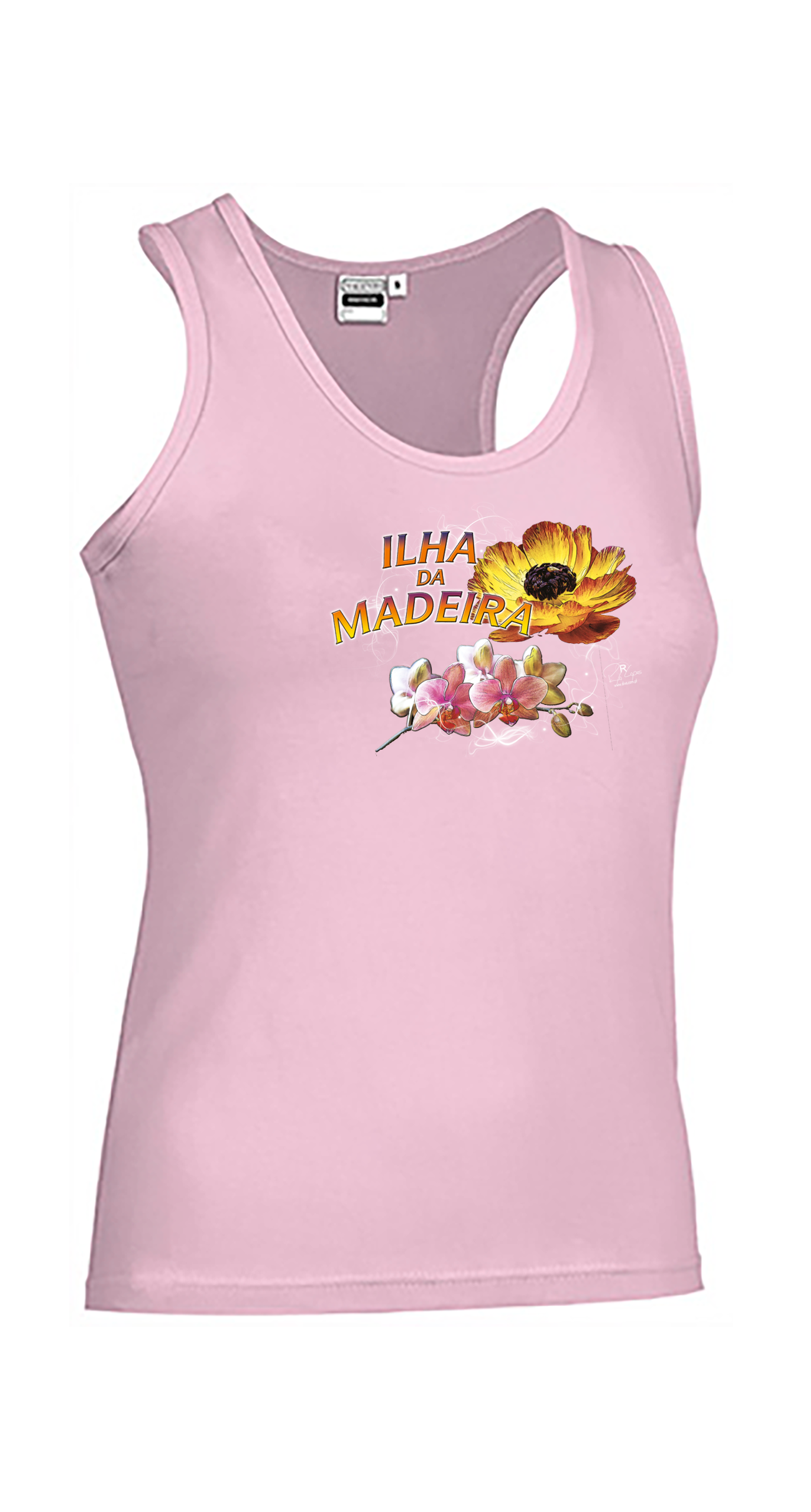 T-shirt Alças Senhora Madeira Flowers