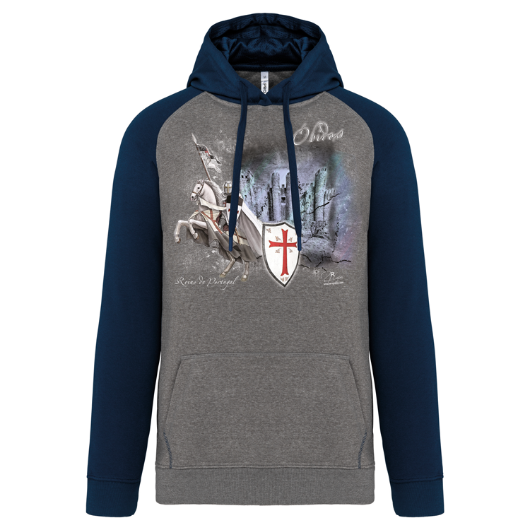 Sweatshirt Bicolor com capuz Reino de Portugal