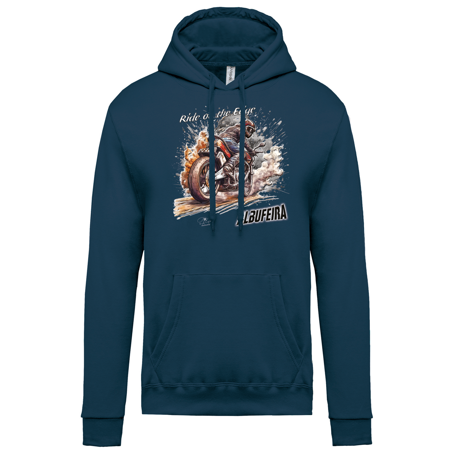 Sweatshirt Kariban com Capuz Ride on the Edge Albufeira