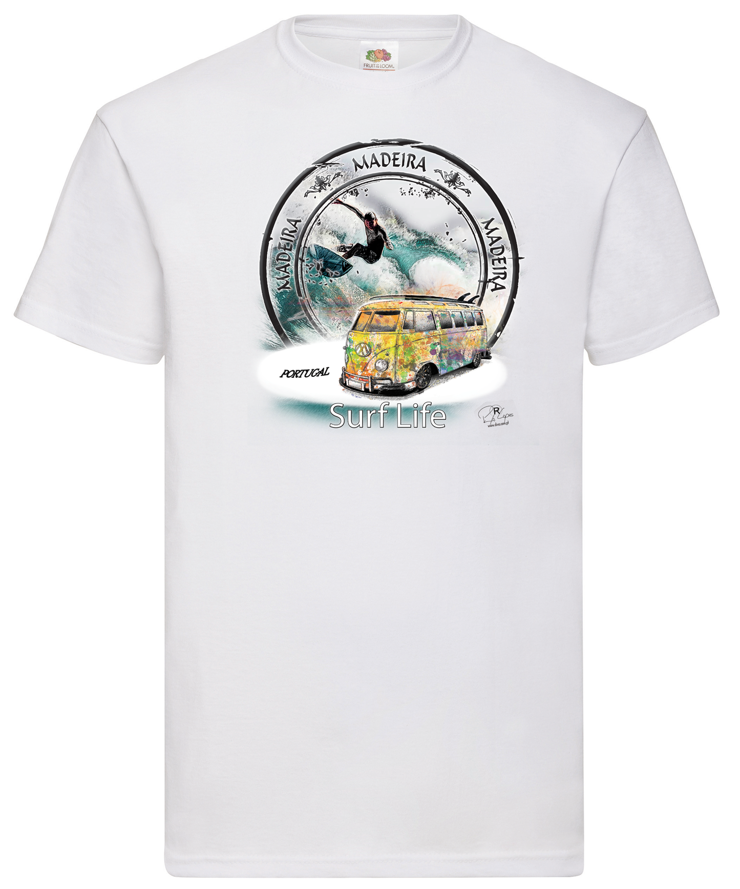 T-shirt Surf Life Madeira