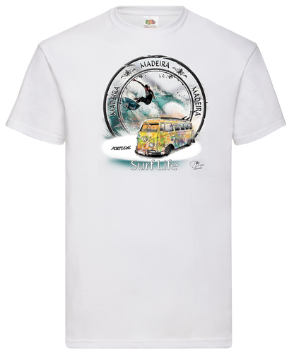 T-shirt Surf Life Madeira