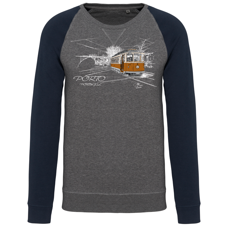Sweatshirt Bicolor sem capuz Carmo