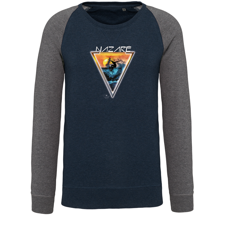 Sweatshirt Bicolor sem capuz Sunset Nazaré