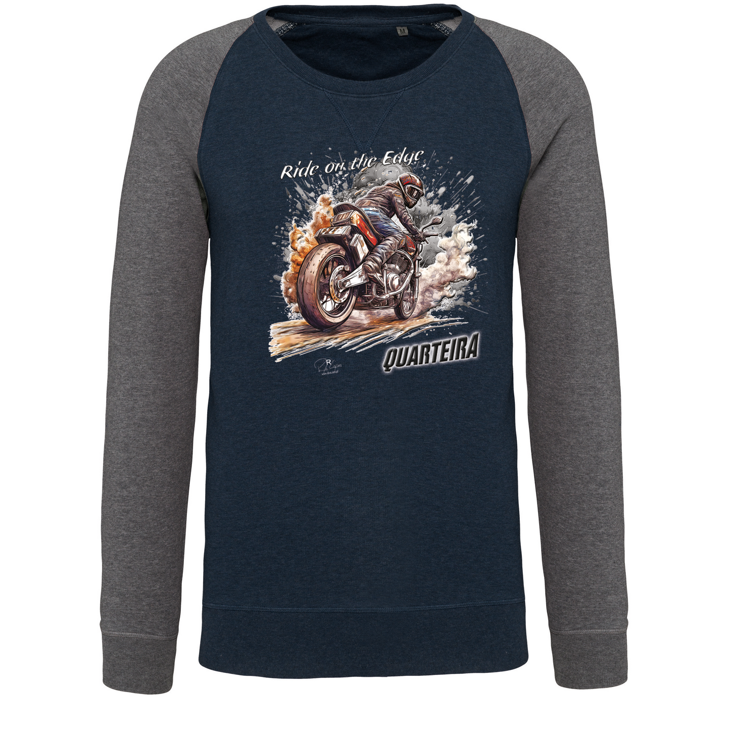 Sweatshirt Bicolor sem capuz Ride on the Edge Quarteira