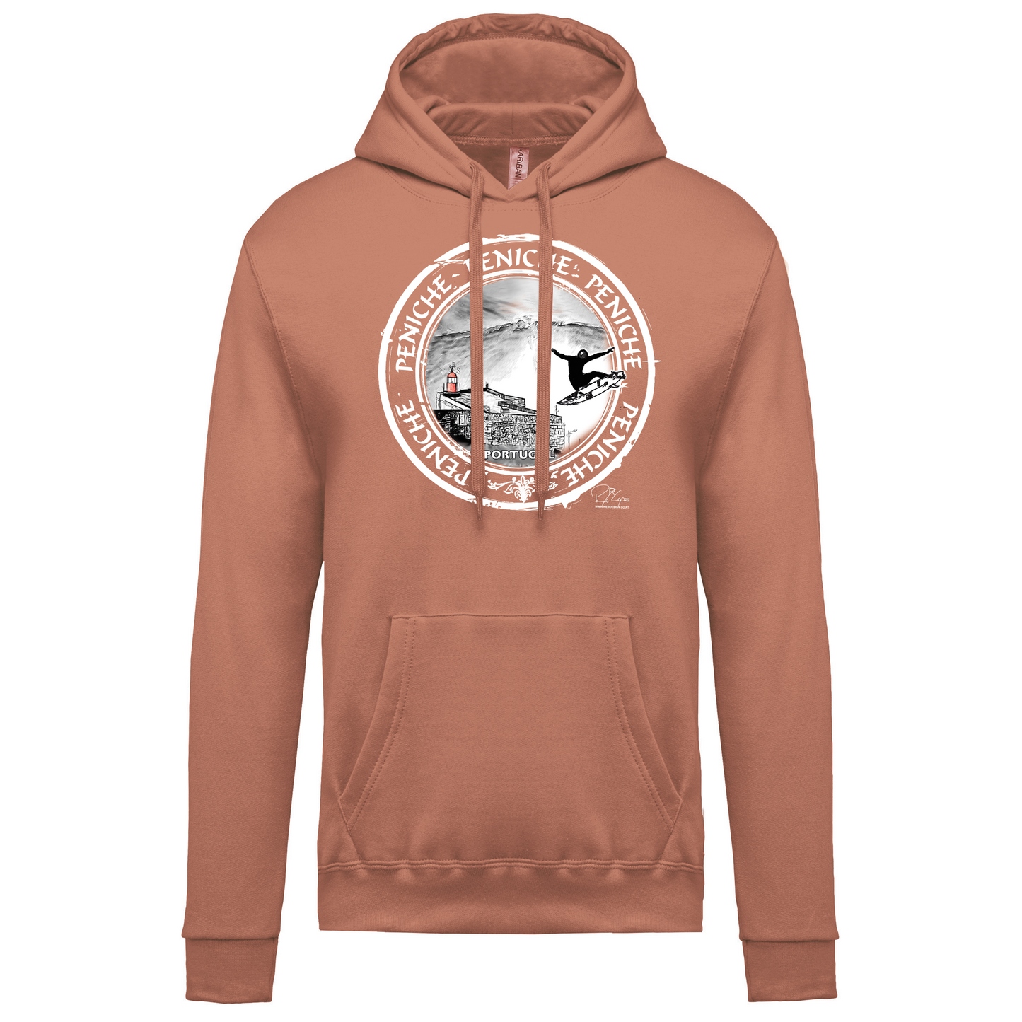Sweatshirt Kariban com Capuz Selo Peniche