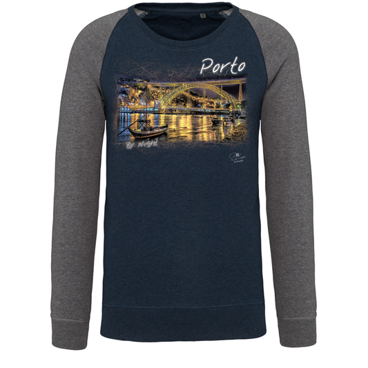 Sweatshirt Bicolor sem capuz Porto by Night