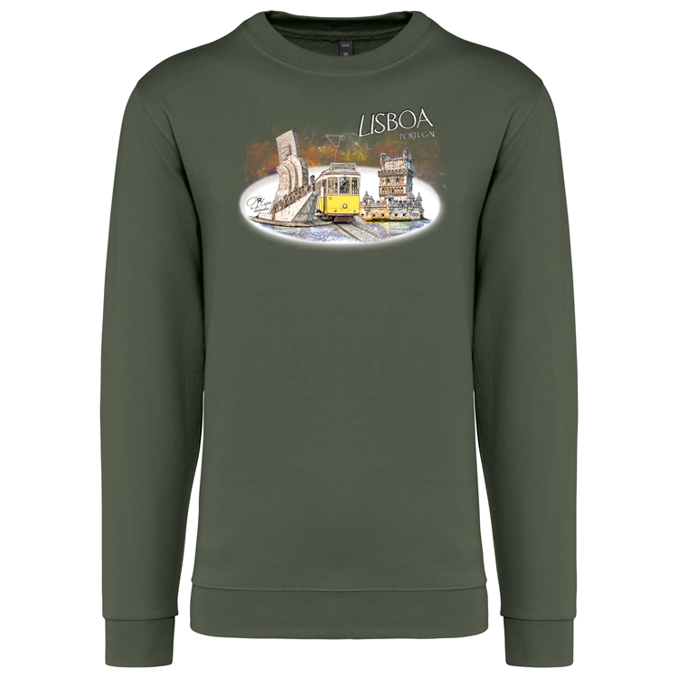 Sweatshirt Kariban sem Capuz Monumentos Belém