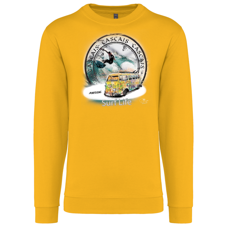 Sweatshirt Kariban sem Capuz Surf Life Cascais