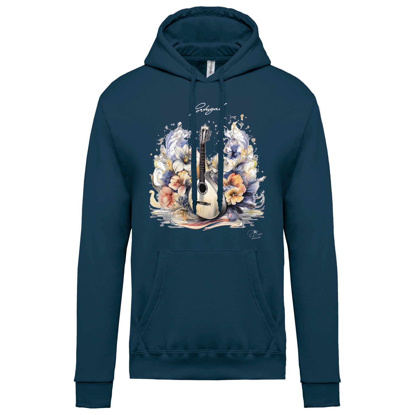 Sweatshirt Kariban com Capuz Guitarra Portuguesa
