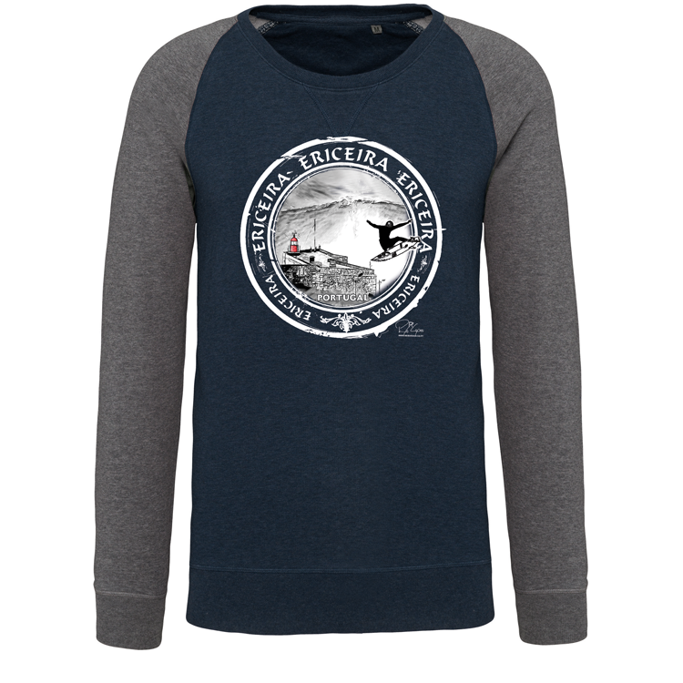 Sweatshirt Bicolor sem capuz Selo Ericeira